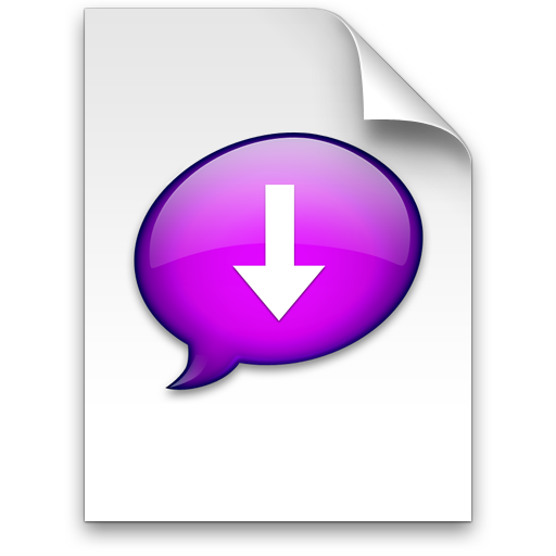 iChat Purple Transfer Icon 512x512 png
